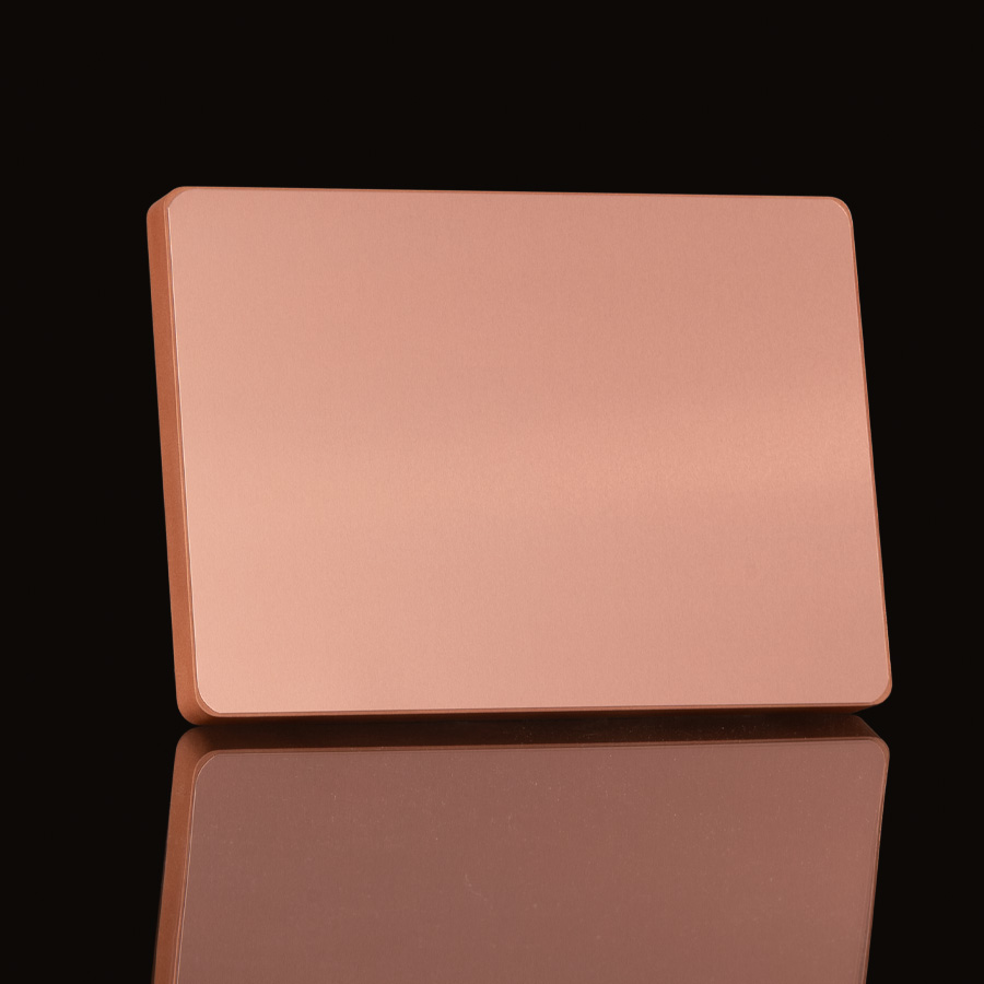 Placa Galvano encobrizado "BLOCK"